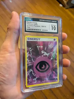(POP 7) CGC 10 GEM MINT Pokemon Psychic Energy Holo EX Holon Phantoms 109/110 - Image 2