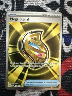 Mega Signal 171/132 Ultra Rare Pokemon Mega Evolution Pack Fresh Mint - Image 1