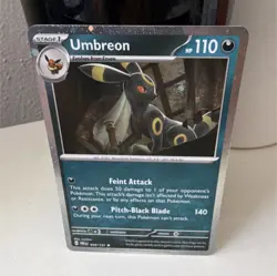 Pokemon TCG Sv: Prismatic Evolutions Umbreon Reverse Holo Rare 059/131 110 HP S… - Image 1