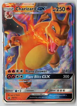 Charizard GX - SM211 Holo Promo Sun & Moon Promo Pokemon DMG - Image 1