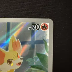 Fennekin Promo #80 CRI EN Chaos Rising Pokemon Black Star Promo NM (Not Sealed) - Image 3