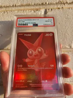 Pokemon PSA 10 Victini #172 BWR Red Rare Fuoco Bianco 2025 Italiano - Image 3