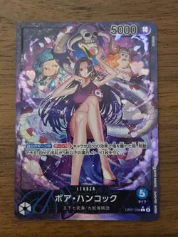 One Piece TCG Boa Hancock Alt Art Leader OP07-038 Japanese - Image 1