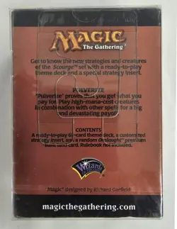 MTG MAGIC Scourge Pulverize Deck English SEALED - Image 2