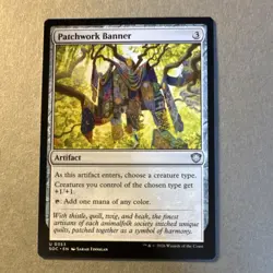 Wizards of the Coast Patchwork Banner Artifact 353 Uncommon Bloomburrow Regular - Image 1