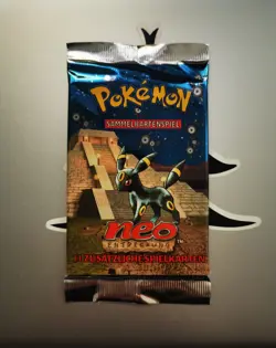 Pokemon Neo Entdeckung Boosterpack Unlimitiert Nachtara Artwork Deutsch 21g - Image 1
