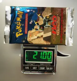 Pokemon Neo Entdeckung Boosterpack Unlimitiert Nachtara Artwork Deutsch 21g - Image 2