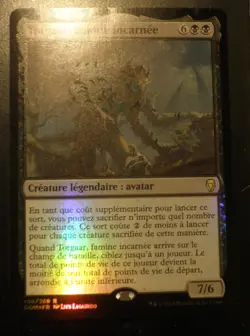 mtg magic Torgaar, Famine Incarnate FOIL FRENCH vf fr Torgaar, famine incarnee - Image 1