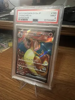 PSA 9 Japanese Pokemon TCG 151 Charizard EX 185/165 SR US Seller - Image 4