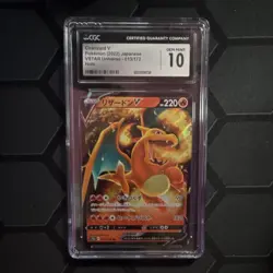 CGC 10 Charizard V 013/172 S12a VSTAR Universe Japanese Holo 2022 - Image 1