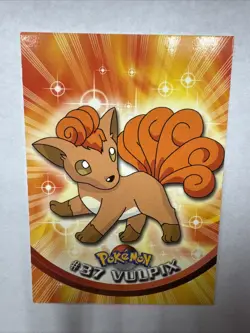 Topps Pokemon #37 Vulpix - Image 1
