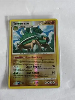 Torterra 11/100 Reverse Holo Rare Stormfront Pokemon TCG - LP - Image 1