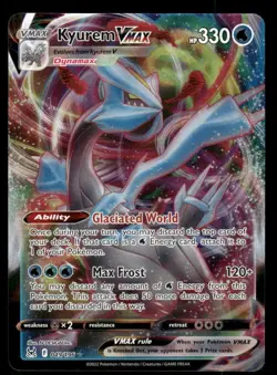 Pokemon Cards Kyurem VMAX 049/196 Lost Origin Holo VMAX Rare NM - Image 1