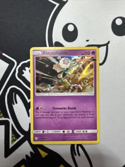 Blacephalon 104/236 SM Cosmic Eclipse Holo Rare Pokemon Card - Heavily Played - Image 1