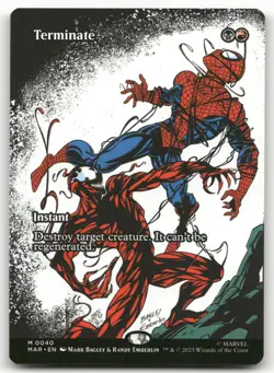 Terminate (Borderless) #40 (NM) Marvel Universe Eternal-Legal MAR Magic MTG - Image 1