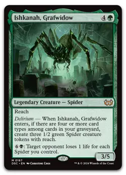 Ishkanah, Grafwidow #187 (NM) Duskmourn DSC Magic MTG - Image 1