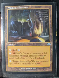 Mishra's Factory - Retro Frame Land 399 DMR MTG SealedinSleeve - Image 1