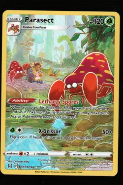 Pokemon Parasect SWSH11: Lost Origin Trainer Gallery #TG01/TG30 NM - Image 1
