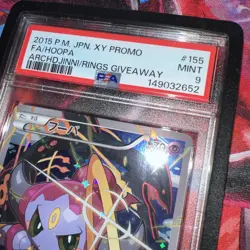2015 POKEMON JPN XY PROMO #155 FULL ART/HOOPA PSA 9 - Image 4