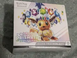 Prismatic Evolutions ETB Elite Trainer Box Pokemon TCG Sealed - Image 1