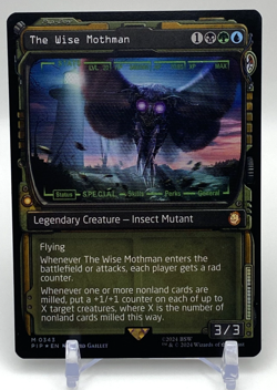 MTG: The Wise Mothman - Showcase - Universes Beyond: Fallout - FOIL - Image 1