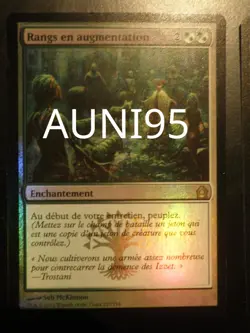 mtg magic Growing Ranks FOIL FRENCH vf fr Rangs en augmentation ravnica - Image 1
