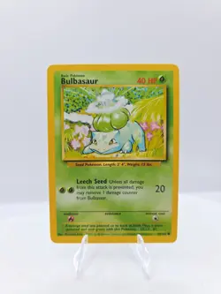 Pokemon Bulbasaur 044/102 Base Set Regular - Image 1