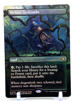 MTG: Verdant Catacombs Borderless FOIL Special Guests Mythic #113 - Image 1