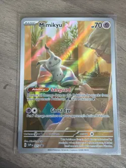 Pokemon TCG - Mimikyu SVP 075 Scarlet & Violet Black Star Promo Paldean Fates NM - Image 1