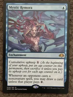 X1 Mystic Remora 059/261 (Extended Art) DMR non-foil LP card MtG - Image 2