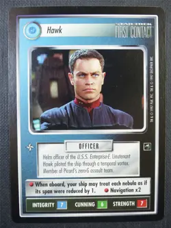 Hawk - FC - Star Trek Card #6OW - Image 1