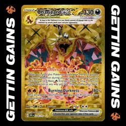 Charizard ex - 228/197 - Secret Rare - Obsidian Flames - Pokemon Card - LP - Image 1