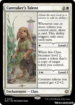 Caretaker's Talent [BLB - 6] - NM TCG MTG - Image 1