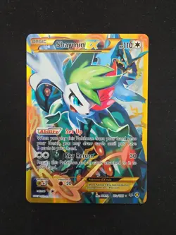 TCG POKEMON SHAYMIN EX 77a/108 FULL ART ALTERNATE ART PROMO - Image 1