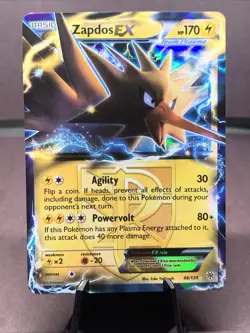 Pokemon TCG Zapdos EX 48/135 Team Plasma Holo - Plasma Storm NM - Image 1