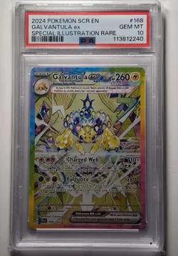 Pokemon Galvantula EX Stellar Crown #168 PSA 10 - Image 1
