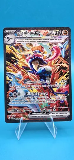 Pokemon TCG Greninja ex 214/167 Sv06: Twilight Masquerade, SIR, B2 - Image 1