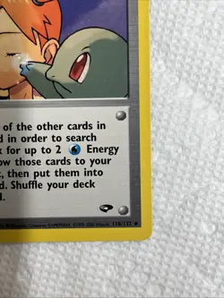 2000 Pokemon Gym Challenge Trainer Misty’s Tears 1st Edition 118/132 Free Ship A - Image 4