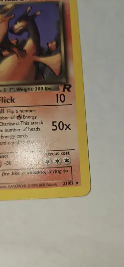 Wizards of the Coast Pokemon Dark Charizard Team Rocket 21/82 - Image 4