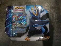 Pokemon TCG Empoleon V Strikers Factory New Sealed 5-Pack Tin - Image 1
