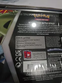 Pokemon TCG Empoleon V Strikers Factory New Sealed 5-Pack Tin - Image 3