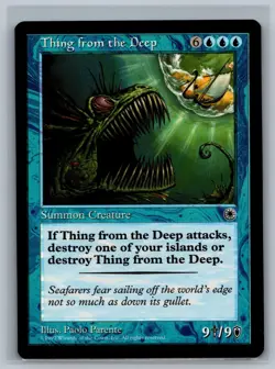 Magic The Gathering Portal Thing from the Deep MTG TCG CCG - Image 1