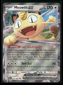 Meowth ex 062/088 Double Rare Perfect Order Pokemon NM/M - Image 1
