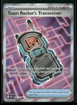 Team Rocket's Transceiver 263/217 Ultra Rare Ascended Heroes NM/M Pokemon - Image 1