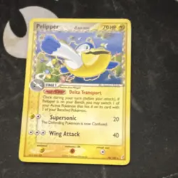 Nintendo Pokemon Pelipper EX Delta Species 24/110 Regular 70 HP English - Image 1