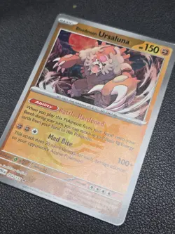 Pokemon TCG Bloodmoon Ursaluna 054/131 Prismatic Evolutions Master Ball - Image 3