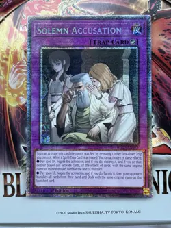 Yugioh! Solemn Accusation BLZD-EN079 Starlight Rare NM SHIPS ASAP! - Image 1
