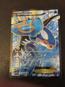 Pokemon XY Primal Clash Holo Rare Full Art Card Kyogre EX 148/160 DMG/HP - Image 1