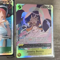 One Piece tcg 6 Card Lot Foil Alt Arts Cards Nami Sabo SEC Bonney Portgas Luffy - Image 4