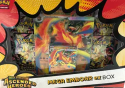 Pokemon Trading Card Game MEGA EMBOAR ex BOX Mega Evolution Ascended Heroes - Image 3